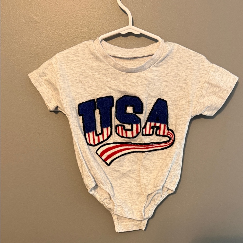 USA Graphic Kids One Piece - Gray